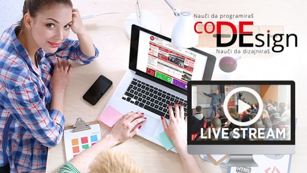 CoDEsign2016 live stream: Besplatno pratite prenos Zimske škole programiranja i dizajna