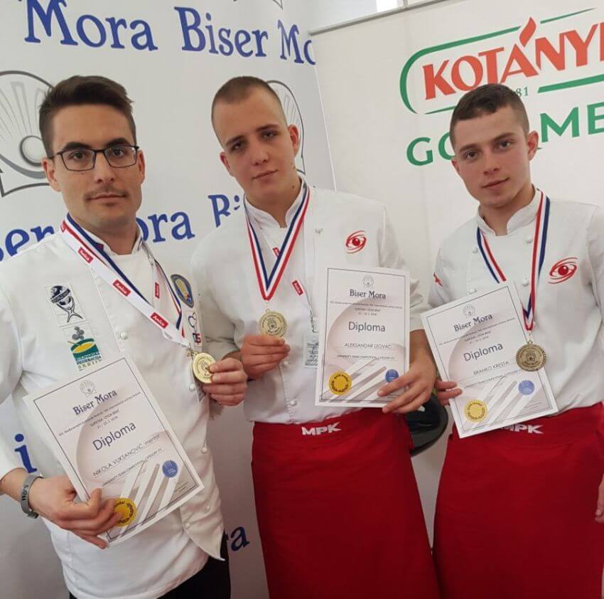 Zlatna i dve srebrne medalje na Biseru Mora za MPK