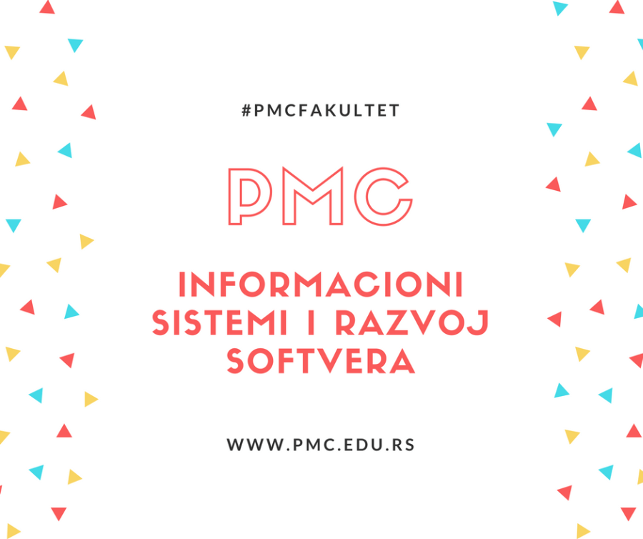 Novi smer na PMC-u - Informacioni sistemi i razvoj softvera