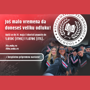 ITHS: Još nekoliko dana do kraja akcije – popust do 1.613€ + besplatna pripremna nastava za buduće IT stručnjake!