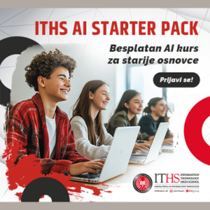 Besplatan online kurs za osnovce: ITHS pokrenuo „ITHS AI Starter Pack“ Besplatan sertifikovan kurs iz veštačke inteligencije