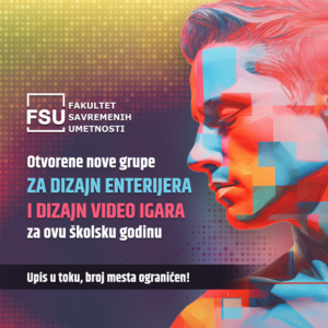 Otvorene nove grupe za Dizajn enterijera i Dizajn video igara za ovu školsku godinu — upis u toku, broj mesta ograničen!