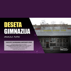 FSU doneo odluku kojom se učenici Desete gimnazije ,,Mihajlo Pupin,, oslobađaju obaveze polaganja prijemnog ispita