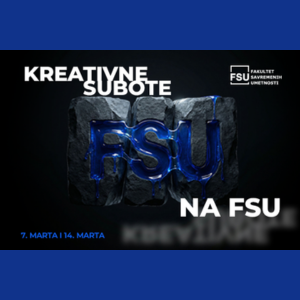 DOĐITE NA BESPLATNE KREATIVNE RADIONICE ZA SREDNJOŠKOLCE NA FSU